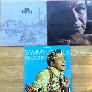 📀Frank Sinatra 🎶 Sammy Davis Jr. Vinyl Records📀